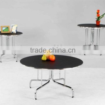 Modern Coffee Table and End Table/ Wooden Coffee Table Set With Metal Leg