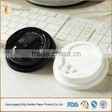 Hot Paper Cup Lid Cover Black and White photo-2
