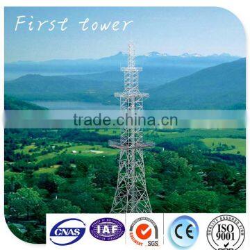 self supporting steel lattice gsm communication tower