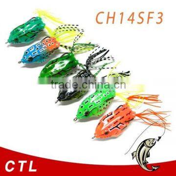 12 g 5.5 cm sized frog lure fresh water lures with plastic material