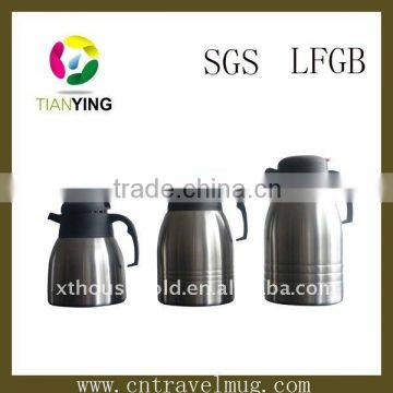 double wall vacuum stainless steel coffee pot hot