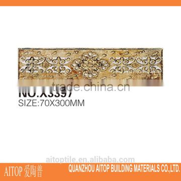 decorative border interior wall tile/classic style border tile