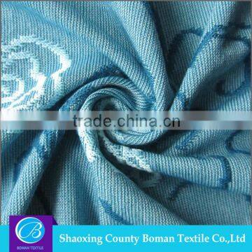 Textile fabric supplier Top-end Fashion polyester jacquards elastic fabrics