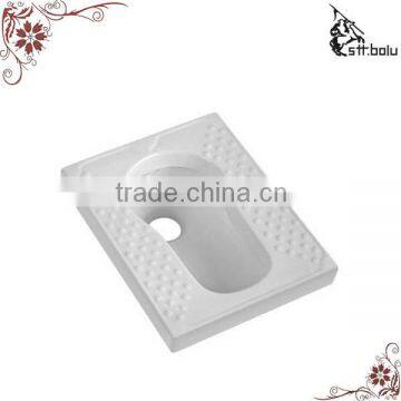 Ceramic squat pan wc, sanitary ware ceramic squatting pan toilet