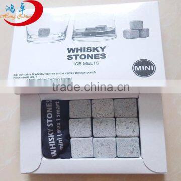 Whiskey stone for men gift set granite cooling stone