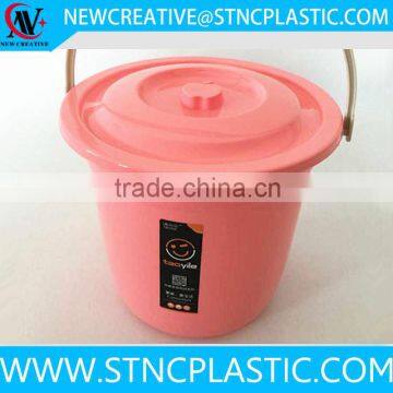 Eco-Friendly Feature and PP Plastic Type plastic buckets for sale with handle and cover