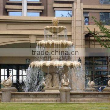 Hand Carving Natural Stone Landscape Outdoor Water Fountain