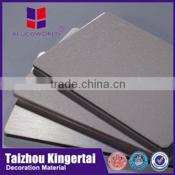 Alucoworld free oem protective film silver color A2 grade fireshield aluminum composite panel