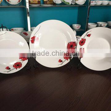 cheap ceramic dishes , ceramic soup plate , low pirce soup plate