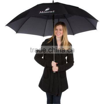 windproof solid shaft big golf umbrellas