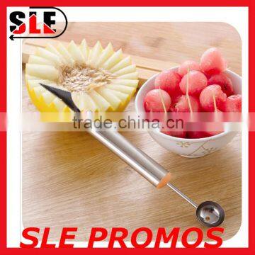 Custom Logo Melon Baller Fruit Scoop,Hot Wholesale Ice Cream Scoop Spoon,High Quality Multifunction Water Melon Kitchen Tools