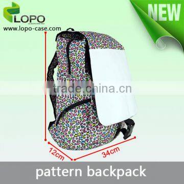 2016 Sublimation Stylish Customed Pattern Backpack for Adult