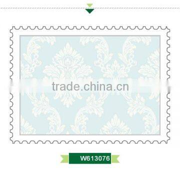 Hot Foaming Non Woven Wallpaper, Romantic Damask Large Size Wall Sticker , Charming Wallcovering Ideas photo-3