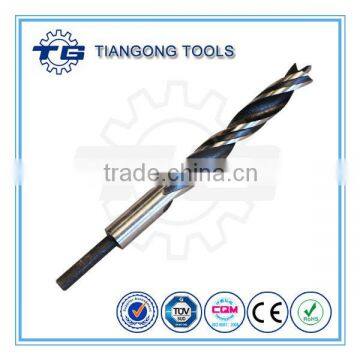 Black and bright finish double flute wood working tools