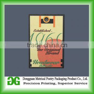 Hot Sale 2016 Custom China Factory Supply Garment Plastic Hang Tags