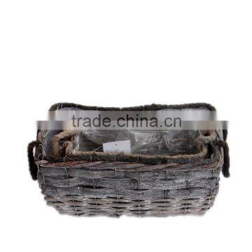2pcs rectangular garden planters factory direct supply handmade planter