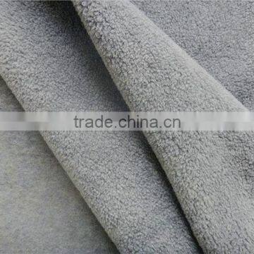 Super Soft Shrink-resistant Grey Bamboo Fleece Fabric for Blanket photo-3