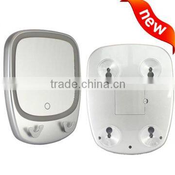 Stick on Wall Fogless Shower Mirror Shaving Mirror , 3x Magnifying Lighted Bathroom Wall Mirror photo-5