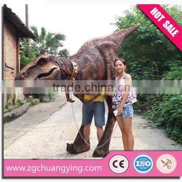 4.3m stage performance life size raptor dinosaur costume