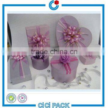 2016 product new engagement wedding party decoration custom Glossy Lamination Printing Handling gift paper box for sale                        
                                                                                Supplier's Choice