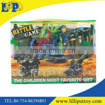 High quality plastic military toy set for kids