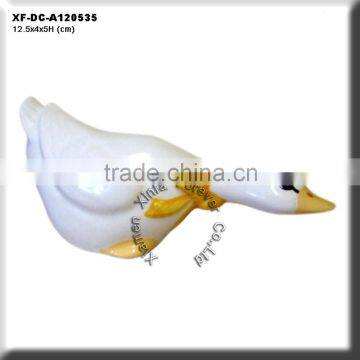 ceramic goose figurine