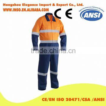 Man cotton work suit coverall male labor suit protective clothing JACKET PANT Safety work wear safety clothing