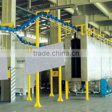 Metal sheet painting line