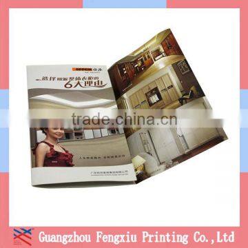 custom colorful brochure/catalog magazine book printing