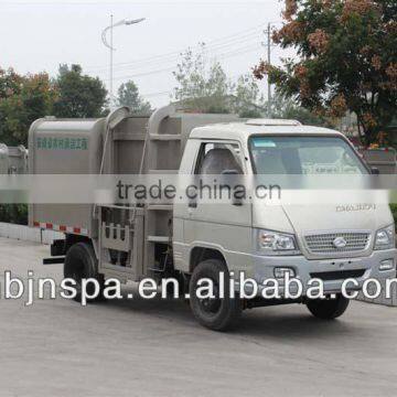 sealed automatic loading and unloading mini rubbish truck for sale