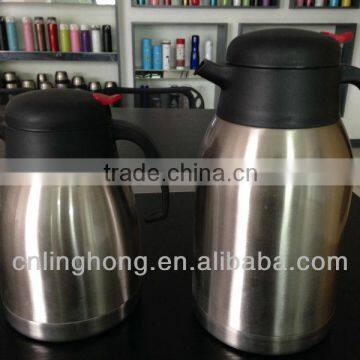 stainless steel double wall coffee pot/hot water pot