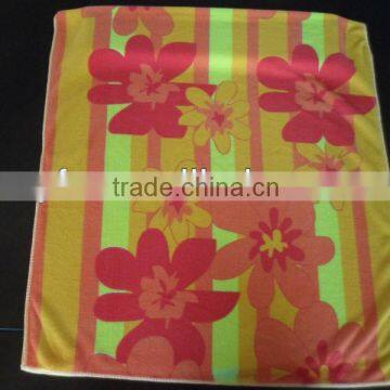 promotion microfiber pigment printed beach towel