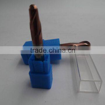 Cheap China 6mm Cutting Dia 50mm HRC45 2 Flutes Carbide Ball Nose End Mill Supplier's Choice photo-3