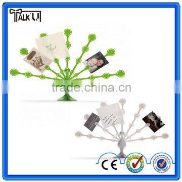 Interesting Peacock Name Card and Memo Card Holder, Office Desk Peacock Note Card Holder ID Card Holder photo-3