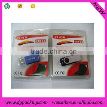 well designed U disk blister packaging, blister packaging for electronical comodities