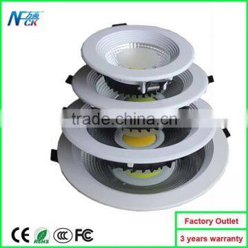 China led downlight cob 7w 10w 15w 20w 30w cob led downlight