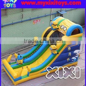 XIXI Hot Sale High Quality Inflatable Minions Slides For Rental