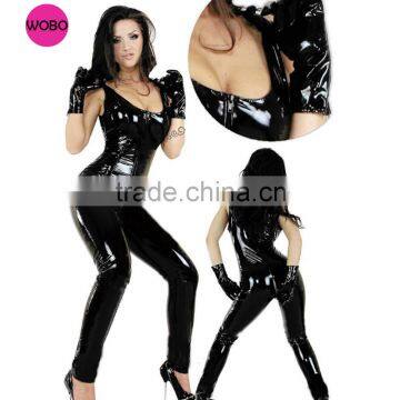 erotic sexy latex Fetish lingerie night wear for women 4190