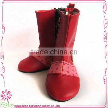 OEM doll shoes red doll boots wholesale