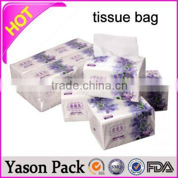 Yason printed plastic tissues bag packaging bags tissue paper                        
                                                Quality Choice