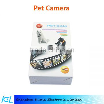 2015 dedicate Pet Collar monitoring Camera For Puppy dog cat daily Life recording