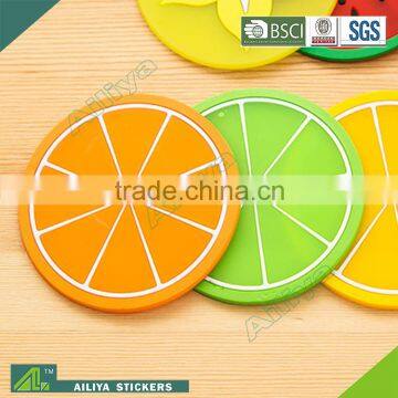 promotional advertising full color printing anti-slide custom logo round promotion absorbent pallet coaster