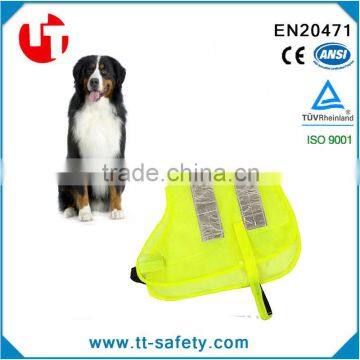 High visibility breathable Chalecos reflectantes perro for safety protection night
