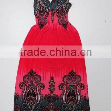 Lady's & Lady Plus Size Stretched Fashion Maxi Dress photo-6