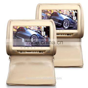 EONON L0292 9" HD Car Headrest Monitor with Built in DVD (Tan Color)