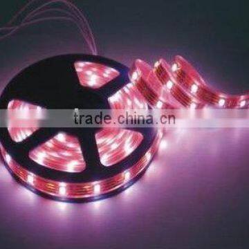 pink lighted flex led strip