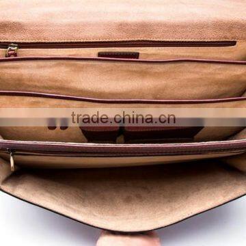 Factory Direct Sales Buckled Best Selling Custom Printed New Style Men Briefcase Leather photo-3