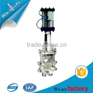 WCB API/GB Flange type Pneumatic knife gate valve