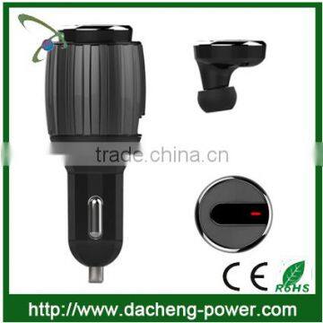 2015 new product Fragance Bluetooth 4.0 Ear Usb car charger 5V 2.4A quick charge