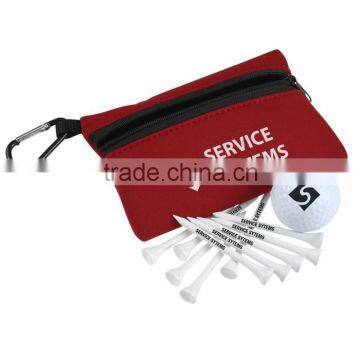 Golf Ball/Tees Pouch Kit - Closeout